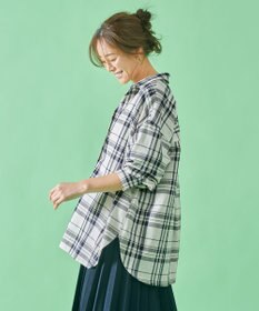 ANY ライトリネンクロスチュニックシャツ