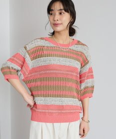 CRAFT STANDARD BOUTIQUE マルチカラーファンシーニットプルオーバー