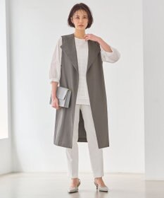 自由区 【洗える・XSサイズあり】ジオメトリックエンブロイダリー ブラウス