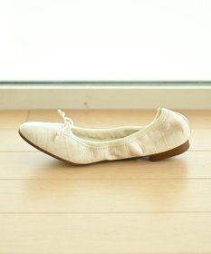 nouvelleRobe Oū 【本革・高反発】Round ラウンドトゥ 型押しバレエシューズ