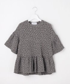 自由区 【カトリエムブーケ】Une forme bosselee ギャザーディテールフェミニンプルオーバー