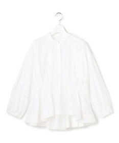 23区 【エステータ】サッカーオーガンジー タックブラウス