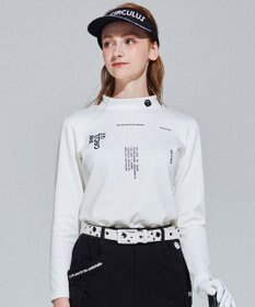 PW CIRCULUS 【イージーケア / 軽量 / 一枚でサマになる】【WOMEN】ロゴモックネック