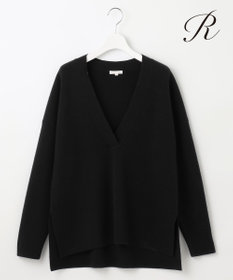 23区 【R(アール)】カシミヤブレンド Vネックニット