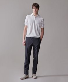 J.PRESS MEN 【Peppin Merino Comfort】【ウォッシャブル可 / 折り目加工】プレーンウィーヴ スラックス / ノータック