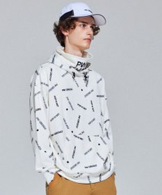 PW CIRCULUS 【 伸縮性あり 】【MEN】 LOGO  ネックウォーマー付フーディ