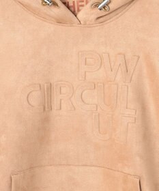 PW CIRCULUS 2025 NEW！【手洗い洗濯可】【WOMEN】スエードライク デタッチャブルフーディ ゴルフウェア レディース