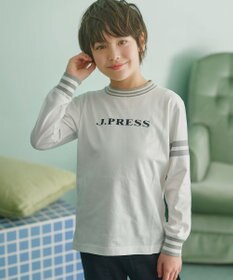 J.PRESS KIDS 【100-130cm】リブライン ロゴカットソー