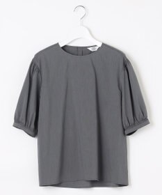 J.PRESS LADIES L 【WEB限定カラーあり・洗える】ラミーポプリン ボリュームスリーブ ブラウス