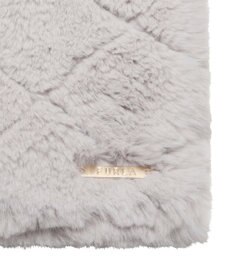 MOONBAT FURLA フェイクファーキルティング風マフラー