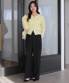 WEGO 【26年春新作】別注USPOLOケーブルニットカーデ