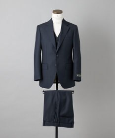GOTAIRIKU 通年仕様【DORMEUIL/ドーメル】ミレニアル  3ピーススーツ(ネイビー)