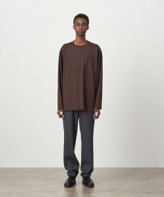 ATON SUVIN60/2 | オーバーサイズ L/S Tシャツ - UNISEX