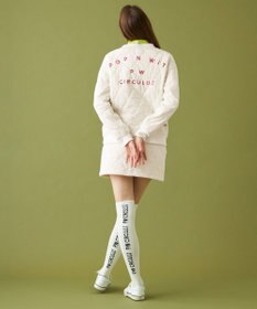 PW CIRCULUS 【裏地付き/防寒】【WOMEN】キルティングスエットプルオーバー