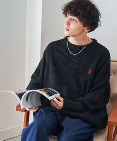 WEGO U.S. POLO ASSN.|別注畔編みニットプルオーバー