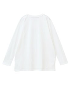 YECCA VECCA ラウンドヘム長袖ロゴTee