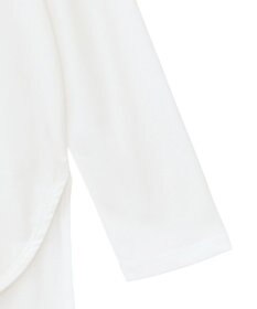 YECCA VECCA ラウンドヘム長袖ロゴTee