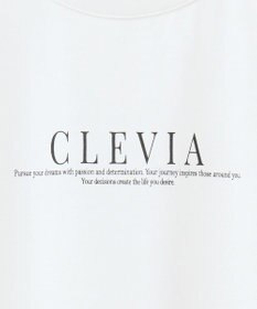 YECCA VECCA ラウンドヘム長袖ロゴTee