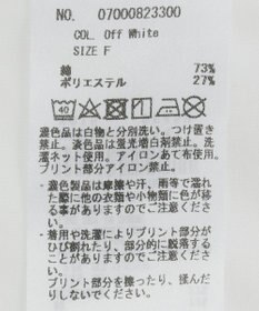 YECCA VECCA ラウンドヘム長袖ロゴTee