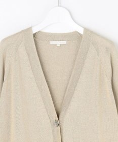 自由区 L ペーパーコットンニット カーディガン