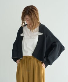 YECCA VECCA ラウンドヘム長袖ロゴTee