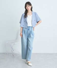 earth music&ecology ショートテーラードジャケット