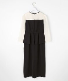 ANY SIS 【LilyCalin】ペプラムビスチェ ドレス