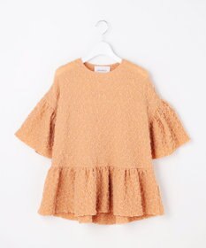 自由区 【カトリエムブーケ】Une forme bosselee ギャザーディテールフェミニンプルオーバー