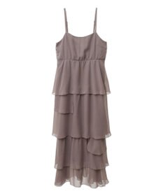 earth music&ecology アシンメトリーティアードワンピース