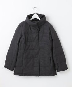 J.PRESS LADIES S ハウンドトゥース&グレンチェック ショート ダウンコート