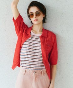 ANY 【POLO BCS別注】ケーブルニットポロ