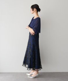 YECCA VECCA 【2点SET】フラワー柄スパンコール刺繍ドレス