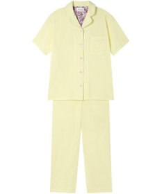 une nana cool 【綿100%】70/2 天竺 半袖開襟パジャマ MADE WITH LIBERTY FABRIC