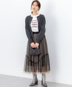 組曲 S 【加藤ローサさん着用】スムースストレッチジャケット カーディガン