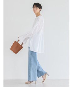 AMERICAN HOLIC 接触冷感キャンディースリーブサイドスリットブラウス