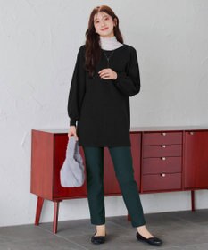 Tiaclasse 【安田美沙子さん着用・新色追加・日本製】すふれ起毛ストレートパンツ