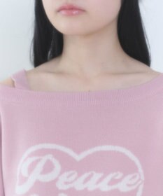 WEGO ハートワンショルニット