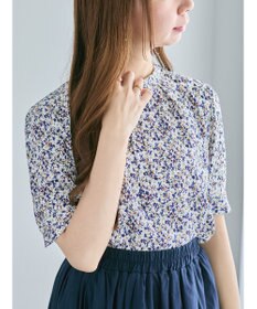 Te chichi パターンアソート5分袖ボウタイブラウス