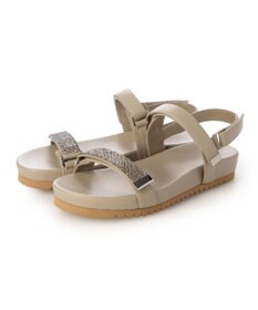 ing <ing>ラインストーンフットベットサンダル