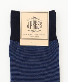 J.PRESS MEN 【定番】ハイゲージ天竺ボーダーソックス
