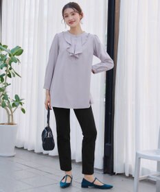 Tiaclasse 【安田美沙子さん着用・新色追加・日本製】すふれ起毛ストレートパンツ