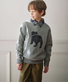 J.PRESS KIDS 【100-130cm】バックブル トレーナー