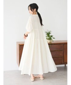 CRAFT STANDARD BOUTIQUE インド綿ティアードマキシワンピース