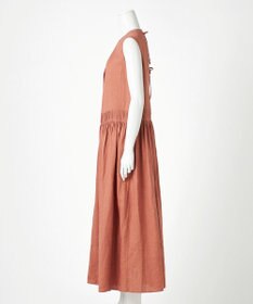 23区 S 【GOLD LABEL】ノーザンリネン バックリボン フレア ワンピース