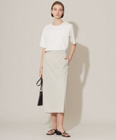 ICB L 【接触冷感・UVカット・洗える】アトラストリコット ナロースカート