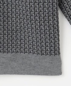 自由区 【洗える】リバーシブルニット セットアップ(カーディガン×タイトスカート)