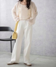 WEGO 【新色追加/美脚/XS～Lサイズ展開】ストレートデニムパンツ