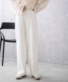 WEGO 【新色追加/美脚/XS～Lサイズ展開】ストレートデニムパンツ