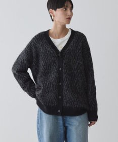 AMERICAN HOLIC アニマル柄Ｖネックニットカーディガン