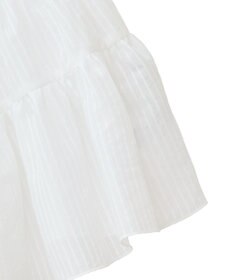 earth music&ecology シアーストライプラップスカート